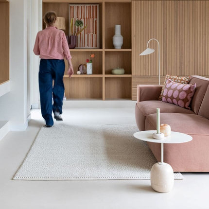 Maatwerk Vloerkleden - Ensuite By Brinker wollen vloerkleed Boola Cloud White 815 - Vloerkledenloods