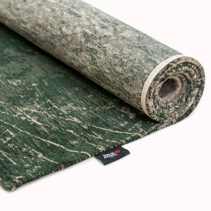 Moderne vloerkleden - In - en outdoor vloerkleed Cracks Dark Pine 8723 - Louis de Poortere - Vloerkledenloods