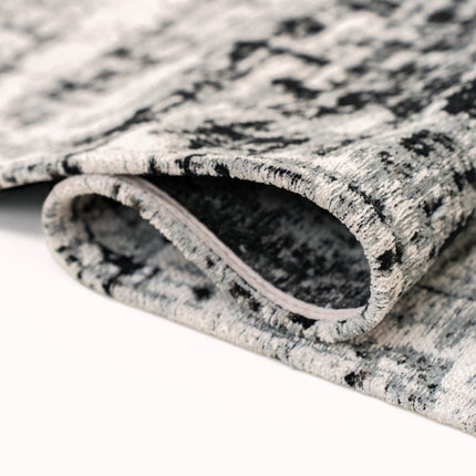 Moderne vloerkleden - In - en outdoor vloerkleed Griff Metro Black en White 8926 - Louis de Poortere - Vloerkledenloods