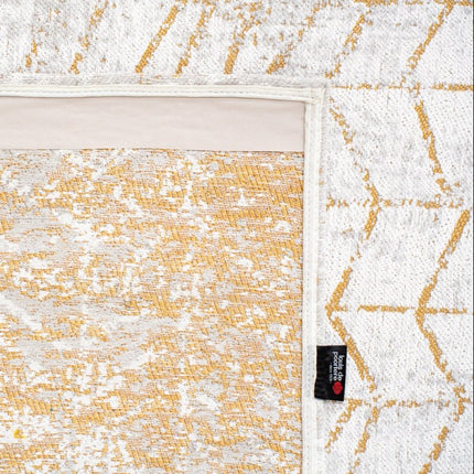 Moderne vloerkleden - In - en outdoor vloerkleed Jacob's Ladder Central Yellow 8928 - Louis de Poortere - Vloerkledenloods