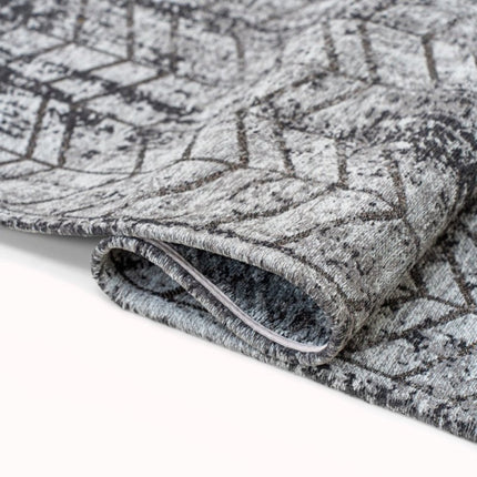 Moderne vloerkleden - In - en outdoor vloerkleed Jacob's Ladder Harlem Contrast 8425 - Louis de Poortere - Vloerkledenloods