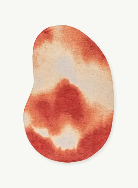 Moderne vloerkleden - Organisch vloerkleed Aquarelle Rust 2090 - Louis De Poortere - Vloerkledenloods