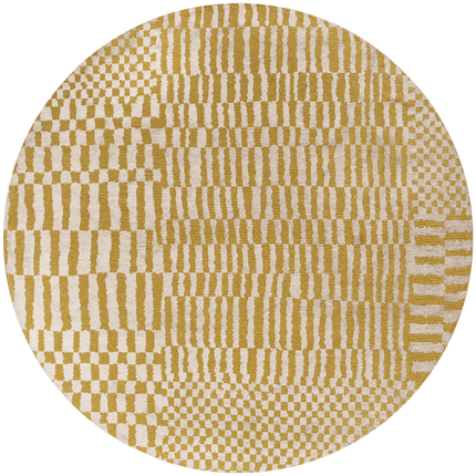 Moderne vloerkleden - Rond vloerkleed Berber Erg 9648 - Louis De Poortere - Vloerkledenloods