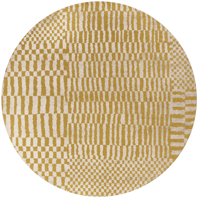 Moderne vloerkleden - Rond vloerkleed Berber Erg 9648 - Louis De Poortere - Vloerkledenloods