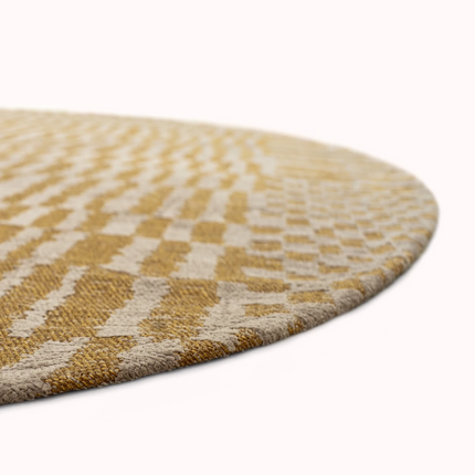 Moderne vloerkleden - Rond vloerkleed Berber Erg 9648 - Louis De Poortere - Vloerkledenloods