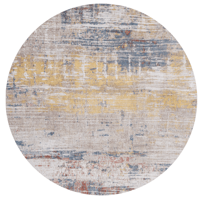 Moderne vloerkleden - Rond vloerkleed Streaks Montauk Multi 8714 - Louis De Poortere - Vloerkledenloods