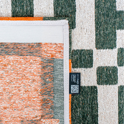 Moderne vloerkleden - Vloerkleed Chess Deep Green 9339 - Louis De Poortere - Vloerkledenloods