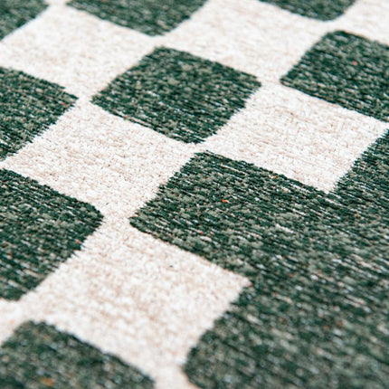 Moderne vloerkleden - Vloerkleed Chess Deep Green 9339 - Louis De Poortere - Vloerkledenloods