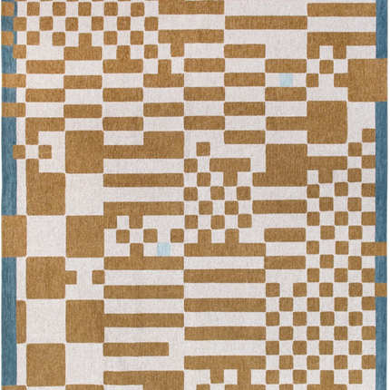 Moderne vloerkleden - Vloerkleed Chess Honey 9338 - Louis De Poortere - Vloerkledenloods