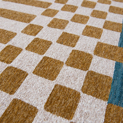 Moderne vloerkleden - Vloerkleed Chess Honey 9338 - Louis De Poortere - Vloerkledenloods