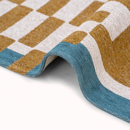 Moderne vloerkleden - Vloerkleed Chess Honey 9338 - Louis De Poortere - Vloerkledenloods