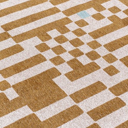 Moderne vloerkleden - Vloerkleed Chess Honey 9338 - Louis De Poortere - Vloerkledenloods