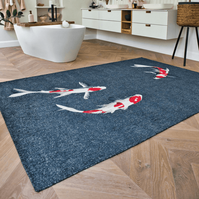 Pop Collection Japanese pond 9390 - Louis de Poortere - Vloerkledenloods
