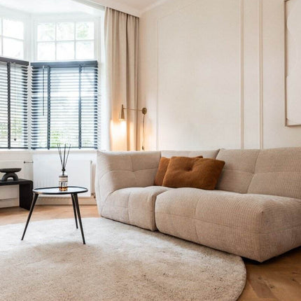 Rond Berber Vloerkleed Beige Nador - Vloerkledenloods