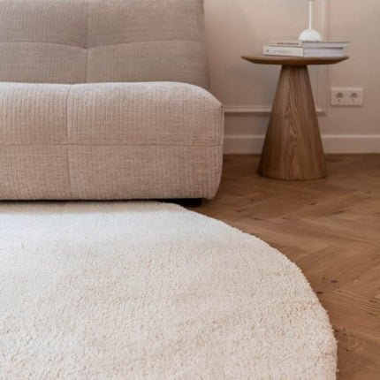 Rond Berber Vloerkleed Ivoor wit Nador - Vloerkledenloods