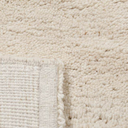 Rond berber vloerkleed Maroc 66 ivoor wit - Vloerkledenloods
