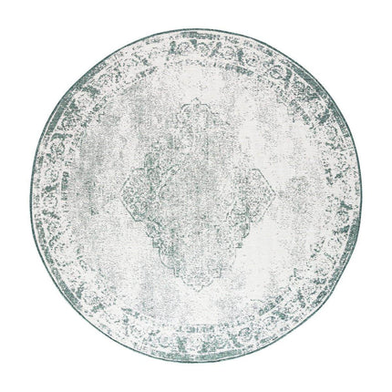 Rond Buiten vloerkleed sage - Groen - dubbelzijdig - EVA Interior - Vloerkledenloods