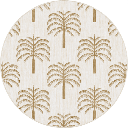 Rond buitenkleed Oase jute - Interieur05 - Vloerkledenloods