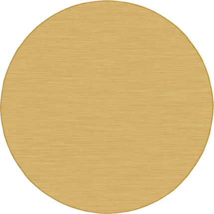 Rond buitenkleed Tone geel/okergeel - Interieur05 - Vloerkledenloods