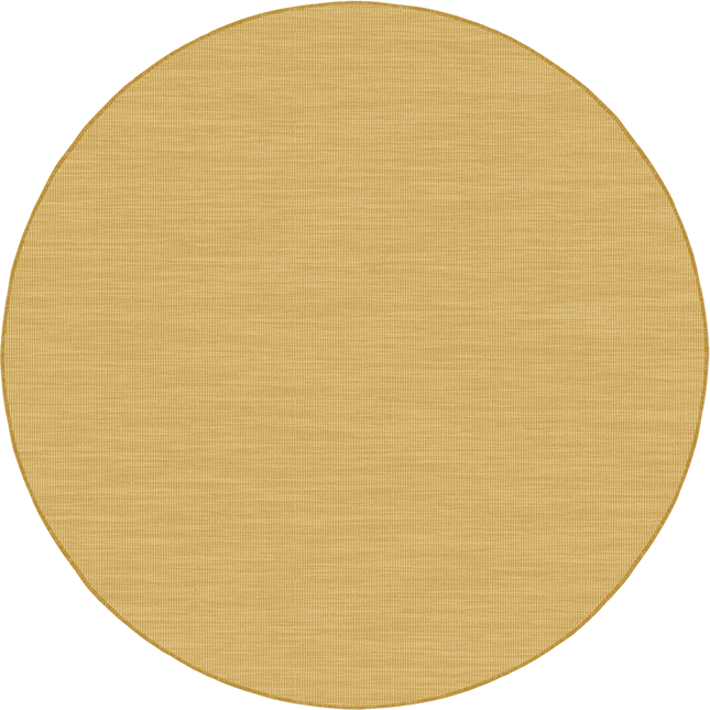 Rond buitenkleed Tone geel/okergeel - Interieur05 - Vloerkledenloods