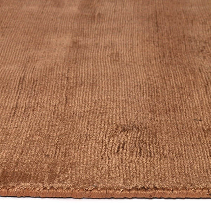 Rond Vloerkleed Felva Viscose Silk Roest - Vloerkledenloods