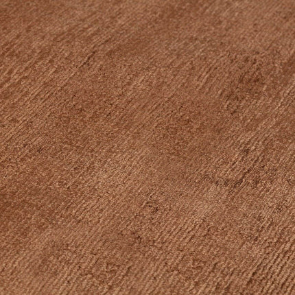 Rond Vloerkleed Felva Viscose Silk Roest - Vloerkledenloods