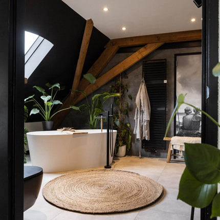Rond vloerkleed Jute Naturel - Vloerkledenloods