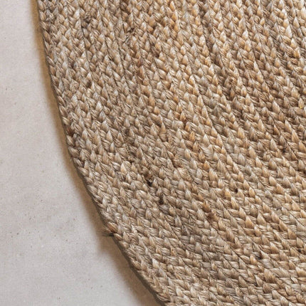 Rond vloerkleed Jute Naturel - Vloerkledenloods