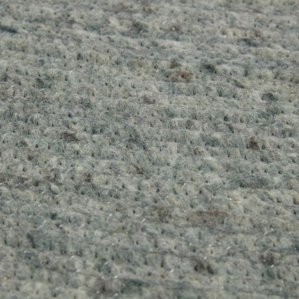 Rond wollen vloerkleed Gapo groen - Vloerkledenloods