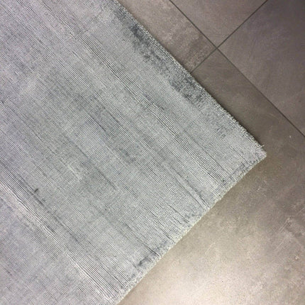 Velours Vloerkleed Grijs/Zilver – Velvet Loom - Vloerkledenloods