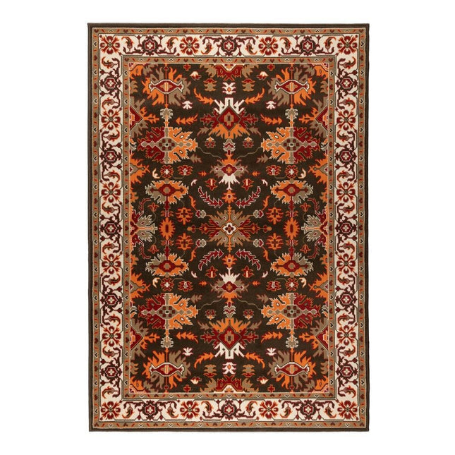 Vintage Vloerkleed Funda Creme/Oranje - Vloerkledenloods