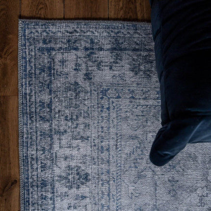 Vintt Vloerkleed Duuk Blauw - Vloerkledenloods