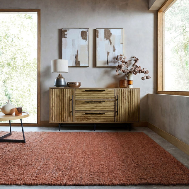 Vloerkleden - Flair Rugs vloerkleed Finley Terracotta - Vloerkledenloods