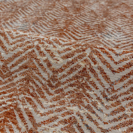 Vloerkleden - Flair Rugs vloerkleed Lua Abstract Terracotta - Vloerkledenloods