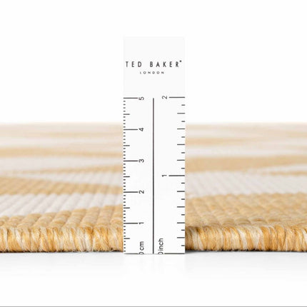 Vloerkleden - Ted Baker Haringey buitenkleed Terrick Oker Wit - Vloerkledenloods