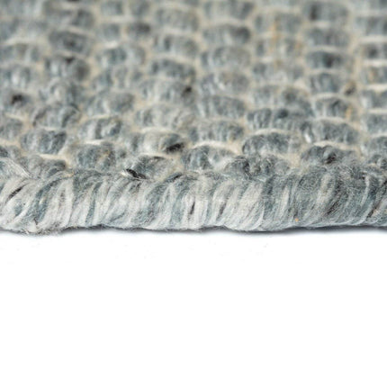 Vloerkleed Gerecycled Materiaal Rond Ciro Grijs op=op - Vloerkledenloods