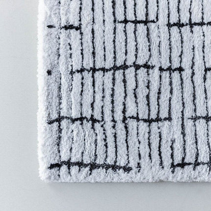 Vloerkleed Rectangle Creme wit/Zwart - Vloerkledenloods