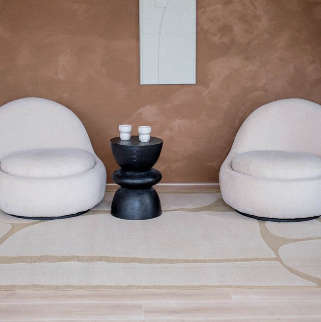 Vloerkleed Stone Bruin Interieur05 - Vloerkledenloods