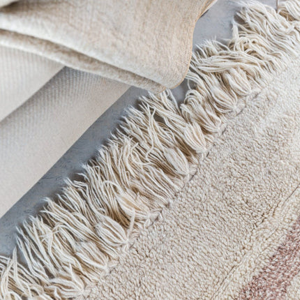 Wasbare vloerkleden - Lorena Canals wasbaar vloerkleed Nomad Sumak Seashell - Vloerkledenloods