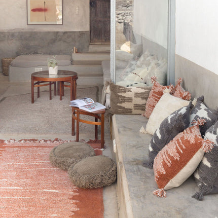 Wasbare vloerkleden - Lorena Canals wasbaar vloerkleed Nomad Sumak Terracotta - Vloerkledenloods