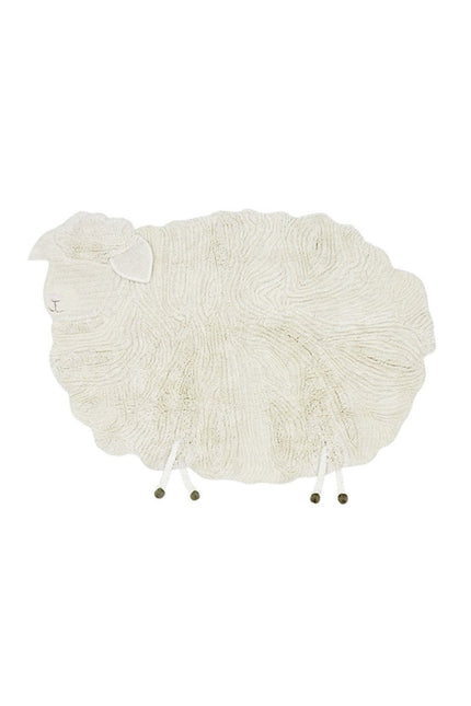 Wasbare vloerkleden - Lorena Canals wasbaar vloerkleed Pink Nose Sheep - Vloerkledenloods