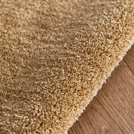 Wasbare vloerkleden - Wasbaar vloerkleed Uno Okergeel Interieur05 - Vloerkledenloods