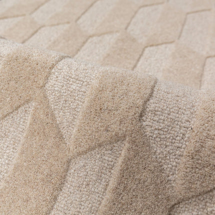 Wollen lopers - Flair Rugs wollen loper Apex Border Teal - Vloerkledenloods