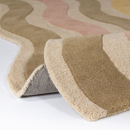 Wollen lopers - Flair Rugs wollen loper Cascade Mulberry - Vloerkledenloods