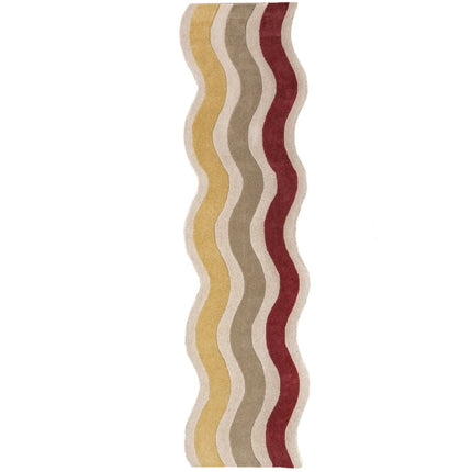 Wollen lopers - Flair Rugs wollen loper Cascade Mulberry - Vloerkledenloods