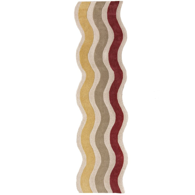 Wollen lopers - Flair Rugs wollen loper Cascade Mulberry - Vloerkledenloods
