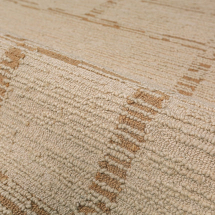 Wollen lopers - Flair Rugs wollen loper Harris Modula Naturel - Vloerkledenloods