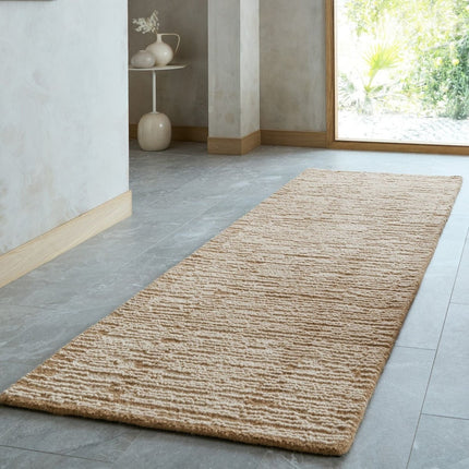 Wollen lopers - Flair Rugs wollen loper Harris Modula Naturel - Vloerkledenloods