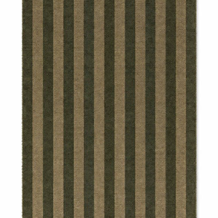 Wollen Lopers - Lorena Canals Cabana Lines wollen loper Stripes Basil/Almond Frost - Vloerkledenloods