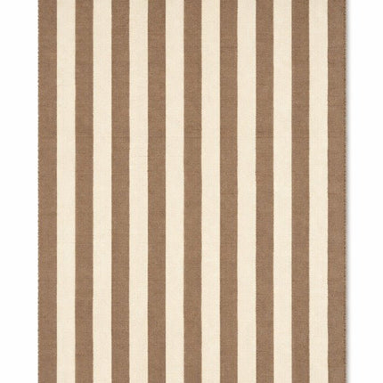 Wollen Lopers - Lorena Canals Cabana Lines wollen loper Stripes Naturel/Moonlight - Vloerkledenloods